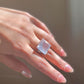 Natural Rose Quartz Ring