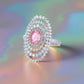 GIA Certified 1.01ct Natural Pink Diamond Ring in 18K White Gold