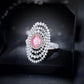 GIA Certified 1.01ct Natural Pink Diamond Ring in 18K White Gold