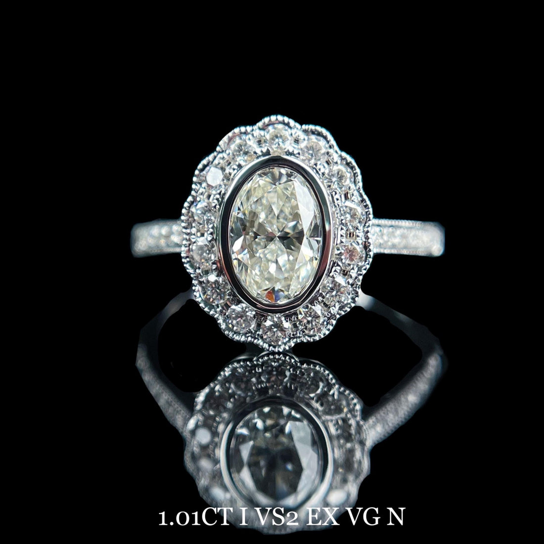 GIA Certified 1.01ct Natural Diamond Engagement