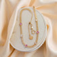 18K Solid Gold Pink Sapphire Diamond Bracelet | Lace Chain Jewelry | Dainty Natural Gemstone Gift | Custom Gold Bracelet,earth mined diamond