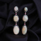 Natural Australian Opal Drop Earrings
