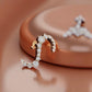18K Solid Gold Earth Mined Diamond Earrings