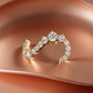 18K Solid Gold Earth Mined Diamond Earrings
