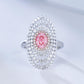 GIA Certified 1.01ct Natural Pink Diamond Ring in 18K White Gold