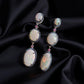 Natural Australian Opal Drop Earrings