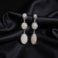 Natural Australian Opal Drop Earrings
