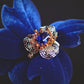 GIA Certified Natural Cornflower Blue Sapphire Ring 3.03ct in 18K Solid Gold with Diamonds