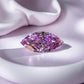 GIA Certified Fancy Intense Pink Purple Diamond 0.12 Carat Marquise