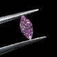 GIA Certified Fancy Intense Pink Purple Diamond 0.12 Carat Marquise