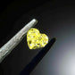 GIA Certified Fancy Yellow Heart Diamond 0.57ct VS2