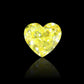 GIA Certified Fancy Yellow Heart Diamond 0.57ct VS2