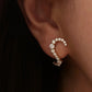 18K Solid Gold Earth Mined Diamond Earrings