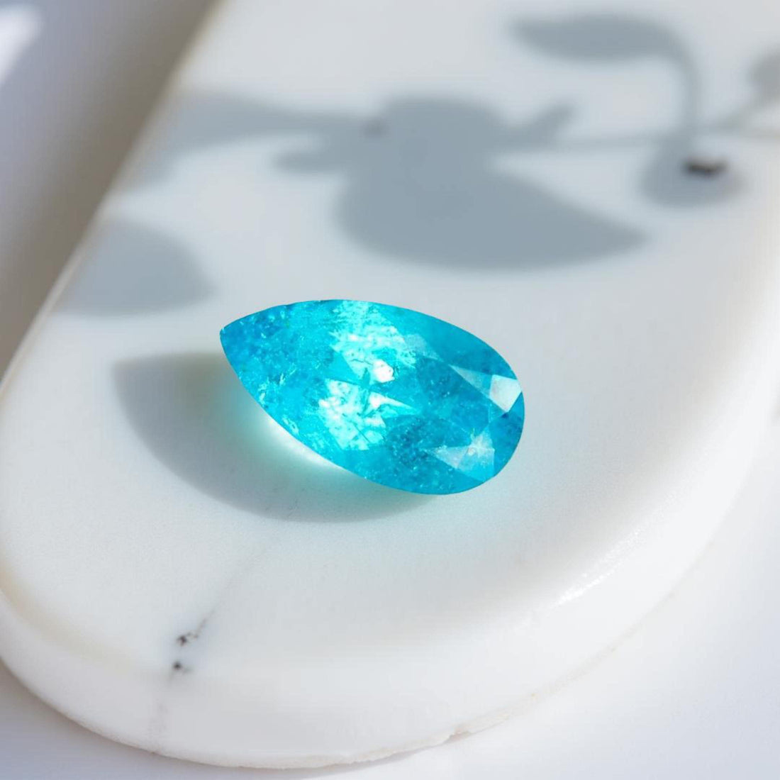 GIA Certified Paraiba Tourmaline 1.41ct Oval | Neon Blue Brazilian Tourmaline