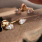 18K Solid Gold Earth Mined Diamond Earrings
