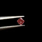 GIA Certified 0.10ct Fancy Deep Orangy Pink Diamond | Near Red Natural Diamond