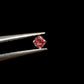 GIA Certified 0.10ct Fancy Deep Orangy Pink Diamond | Near Red Natural Diamond