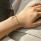18K Solid Gold Natural Jadeite Jade and Diamond Bracelet
