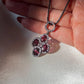 Natural Brazilian Rubellite Tourmaline & Pink Sapphire Pendant Necklace | Quite Luxury Necklace, Gift for Her | one of a kind necklace