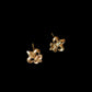 Fleur-de-Lis 9K Solid Gold Stud Earrings | Tiny French Lily Earrings | Dainty Everyday Gold Earrings | Elegant Gift for Her