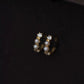9K Solid Gold Diamond Mini Hoop Earrings | Dainty Huggies | Everyday Gold Hoops | Elegant Gift for Her | Classic Fine Jewelry