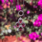 Natural Brazilian Rubellite Tourmaline & Pink Sapphire Pendant Necklace | Quite Luxury Necklace, Gift for Her | one of a kind necklace