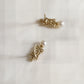 9K Solid Gold Pearl Drop Earrings | Elegant Everyday Pearl Earrings | Minimal Timeless Jewelry