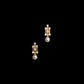 9K Solid Gold Pearl Drop Earrings | Elegant Everyday Pearl Earrings | Minimal Timeless Jewelry