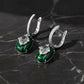 Malachite Drop Earrings | Fine Green Gemstone Earrings in Sterling Silver | Luxury Holiday Gift | Artisan Statement Jewelry | Heirloom Green