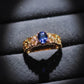 Cornflower Blue Sapphire Ring 18K Solid Gold • Natural Sapphire & Diamond Ring • One-of-a-Kind Fine Jewelry • Luxury Gift for Her