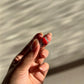 Natural Red Coral Ring | Sterling Silver 18K White Gold Vermeil | One of a Kind Cocktail Ring | Unique Gift for Her
