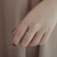 9K Solid Gold Diamond Band | Dainty Stacking Ring • Engagement Ring • Diamond Ring • Minimalist Gold Ring • Promise Ring Gift