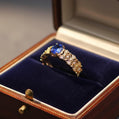 Cornflower Blue Sapphire Ring 18K Solid Gold • Natural Sapphire & Diamond Ring • One-of-a-Kind Fine Jewelry • Luxury Gift for Her