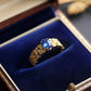 Cornflower Blue Sapphire Ring 18K Solid Gold • Natural Sapphire & Diamond Ring • One-of-a-Kind Fine Jewelry • Luxury Gift for Her