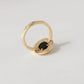 18K Gold-Filled Onyx Ring | Black Onyx Gold Ring | Vintage Inspired Statement Ring | Quiet Luxury Jewelry Gift, Cocktail Ring