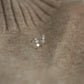 9K Solid Gold Diamond Mini Hoop Earrings | Dainty Huggies | Everyday Gold Hoops | Elegant Gift for Her | Classic Fine Jewelry