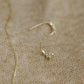 9K Solid Gold Diamond Mini Hoop Earrings | Dainty Huggies | Everyday Gold Hoops | Elegant Gift for Her | Classic Fine Jewelry