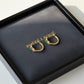 18K Solid Gold Natural Jadeite Jade Diamond Hoop Earrings | Fine Jewelry Huggies | Everyday Luxury Gift for Her | Real Jade & Diamond Hoops