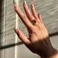 Natural Red Coral Ring | Sterling Silver 18K White Gold Vermeil | One of a Kind Cocktail Ring | Unique Gift for Her