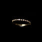 9K Solid Gold Diamond Band | Dainty Stacking Ring • Engagement Ring • Diamond Ring • Minimalist Gold Ring • Promise Ring Gift