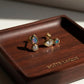 18K Solid Gold Black Opal & Diamond Teardrop Stud | Fine Jewelry Earring | Natural Opal Earring | Luxury Gold Stud | Gift , Diamond Stud