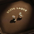 9K Solid Gold Diamond Stud Earrings | Minimal Everyday Diamond Studs | Tiny Gold Earrings | Dainty Fine Jewelry Gift