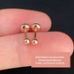 18K Solid Gold Natural Diamond Stud Earrings | Bezel Set | Screw Back or Butterfly | F–G Color | Fine Diamond Studs, Diamond gift