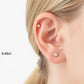 18K Solid Gold Natural Diamond Stud Earrings | Bezel Set | Screw Back or Butterfly | F–G Color | Fine Diamond Studs, Diamond gift