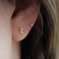 9K Solid Gold Diamond Stud Earrings | Minimal Everyday Diamond Studs | Tiny Gold Earrings | Dainty Fine Jewelry Gift
