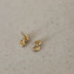 9K Solid Gold Diamond Stud Earrings | Minimal Everyday Diamond Studs | Tiny Gold Earrings | Dainty Fine Jewelry Gift