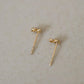 9K Solid Gold Diamond Stud Earrings | Minimal Everyday Diamond Studs | Tiny Gold Earrings | Dainty Fine Jewelry Gift