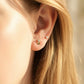 9K Solid Gold Diamond Stud Earrings | Minimal Everyday Diamond Studs | Tiny Gold Earrings | Dainty Fine Jewelry Gift
