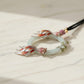 Natural Jadeite Jade Pisces Pendant | Handcrafted Cloisonné Enamel Art Jewelry | One of a Kind Statement Necklace