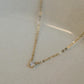 14K Solid Gold Diamond Necklace | Dainty Diamond Pendant | Minimal Everyday Fine Jewelry | Gift for Her